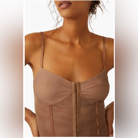 Intimately FP Night Rhythm Corset Bodysuit. Size XL - Picture 1 of 10